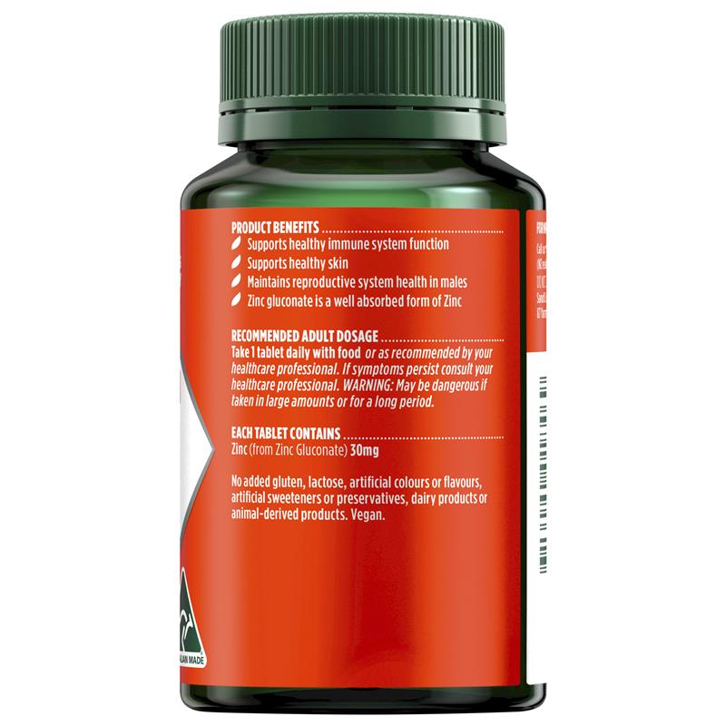 Load image into Gallery viewer, Nature's Own High Strength Zinc 30mg 120 Tablets
