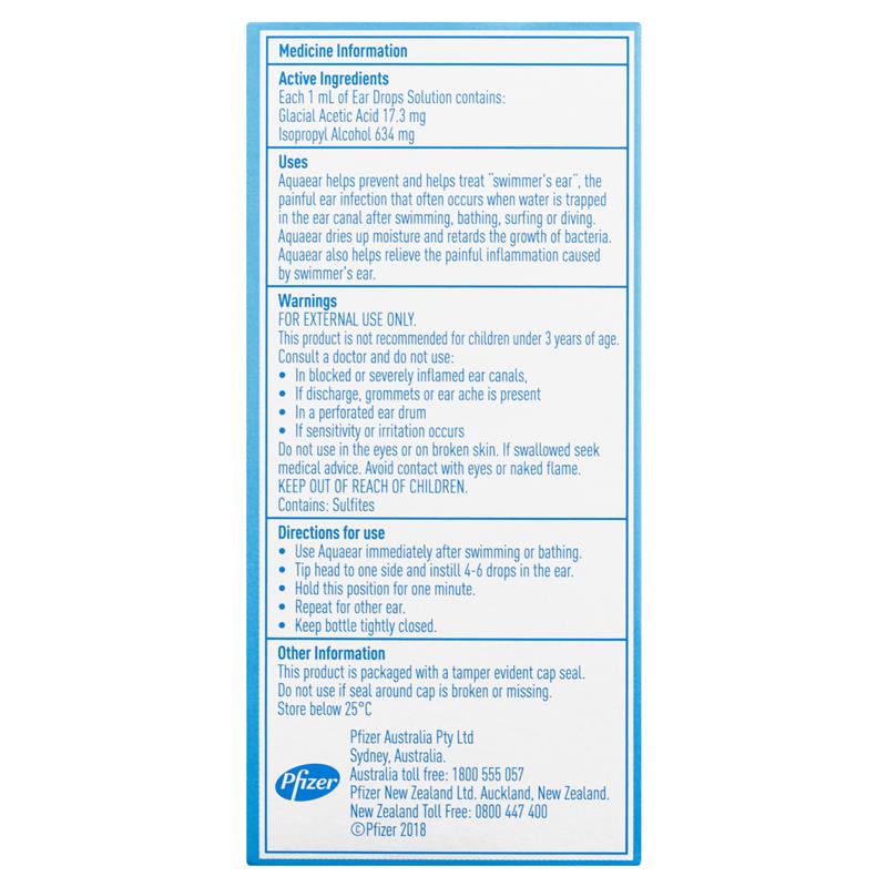 Load image into Gallery viewer, Aquaear Ear Drops 35mL
