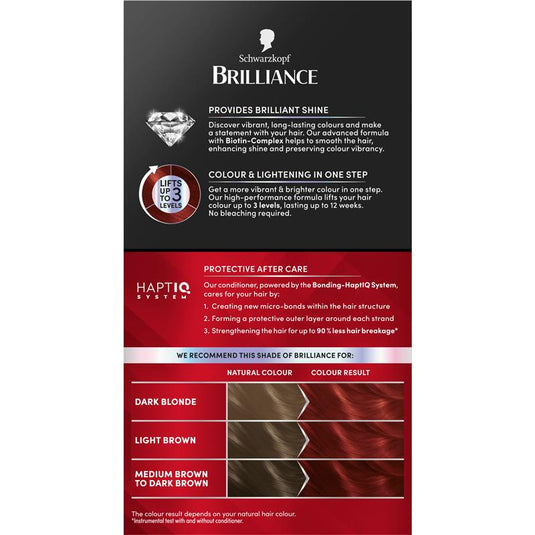 Schwarzkopf Brilliance L43 Smouldering Red New