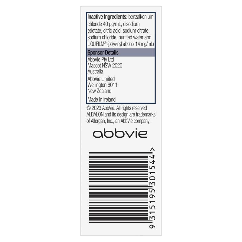 Load image into Gallery viewer, Albalon Eye Solution 0.1% 15mL
