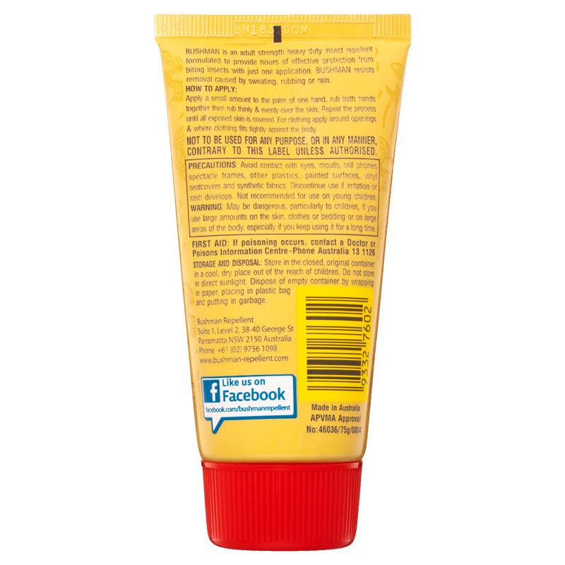 Load image into Gallery viewer, Bushman Heavy Duty 80% Deet Insect Repellent 75g
