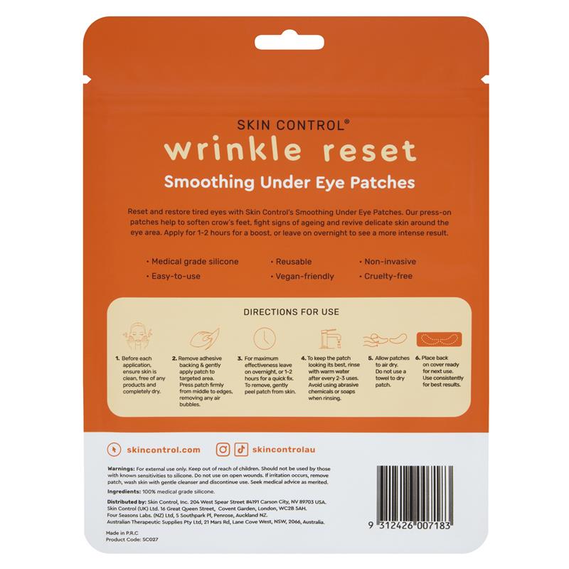 Load image into Gallery viewer, Skin Control Wrinkle Reset Smoothing Under Eye Patches 6 Pack
