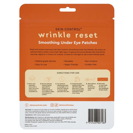 Skin Control Wrinkle Reset Smoothing Under Eye Patches 6 Pack