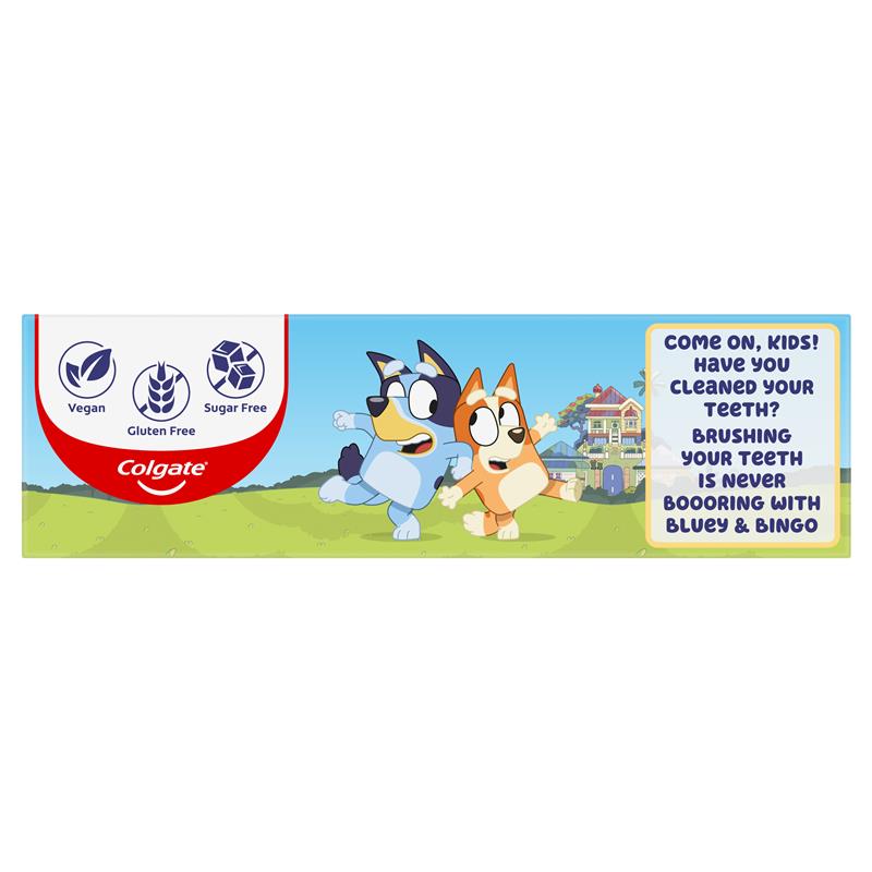 Load image into Gallery viewer, Colgate Toothpaste Kids Bluey 2-5 Years Mild Mint Gel 90g
