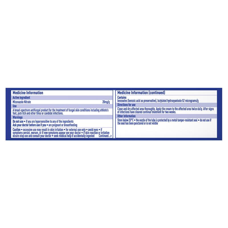 Load image into Gallery viewer, Daktarin Cream for Athlete's Foot 30g
