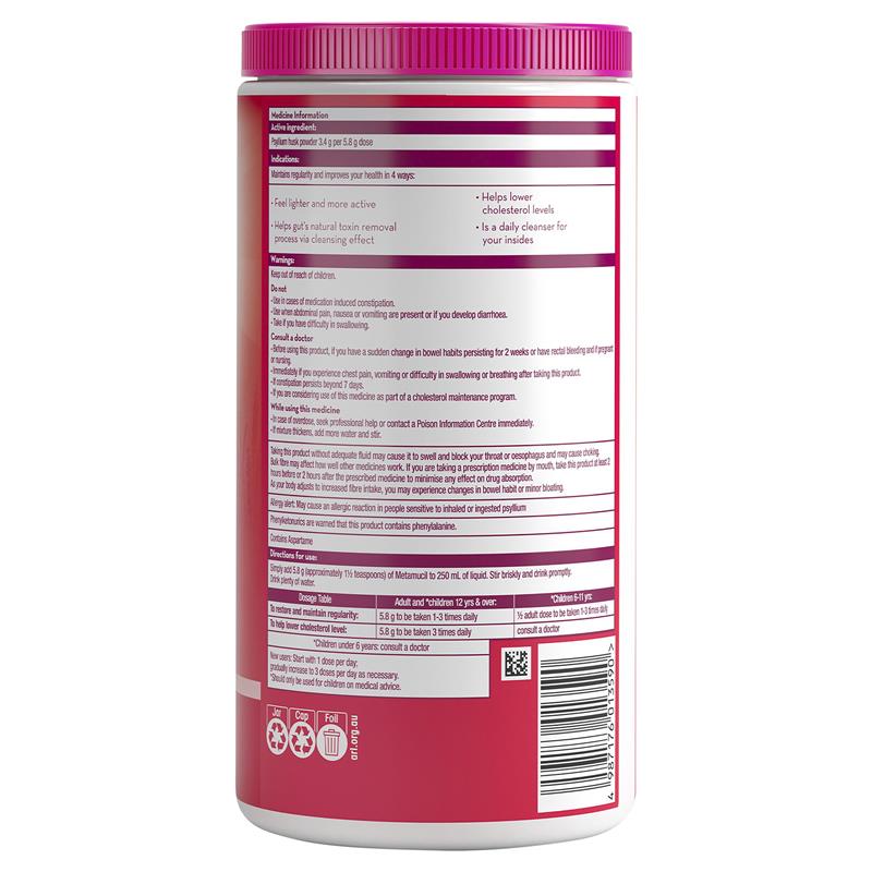 Load image into Gallery viewer, Metamucil Fibre Supplement Wild Berry Smooth 114 Doses
