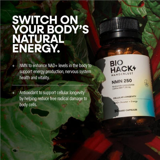 BioHack Wanderlust NMN 250 30 Capsules