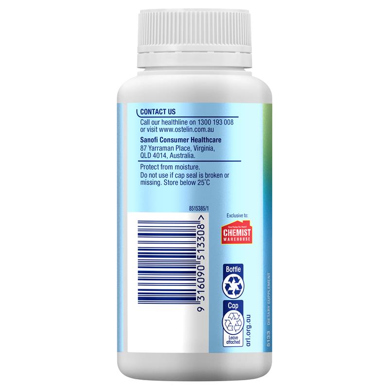 Load image into Gallery viewer, Ostelin Calcium &amp; Vit D 400 Mini Tablets Exclusive Size
