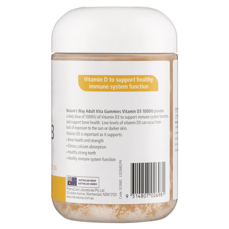 Load image into Gallery viewer, Nature's Way Adult Vita Gummies Vitamin D 120 Gummies
