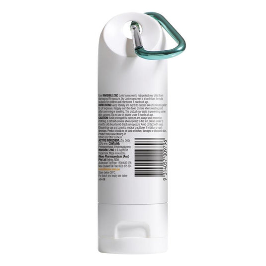 Invisible Zinc SPF 50+ Junior Clip On Sun Screen 60g
