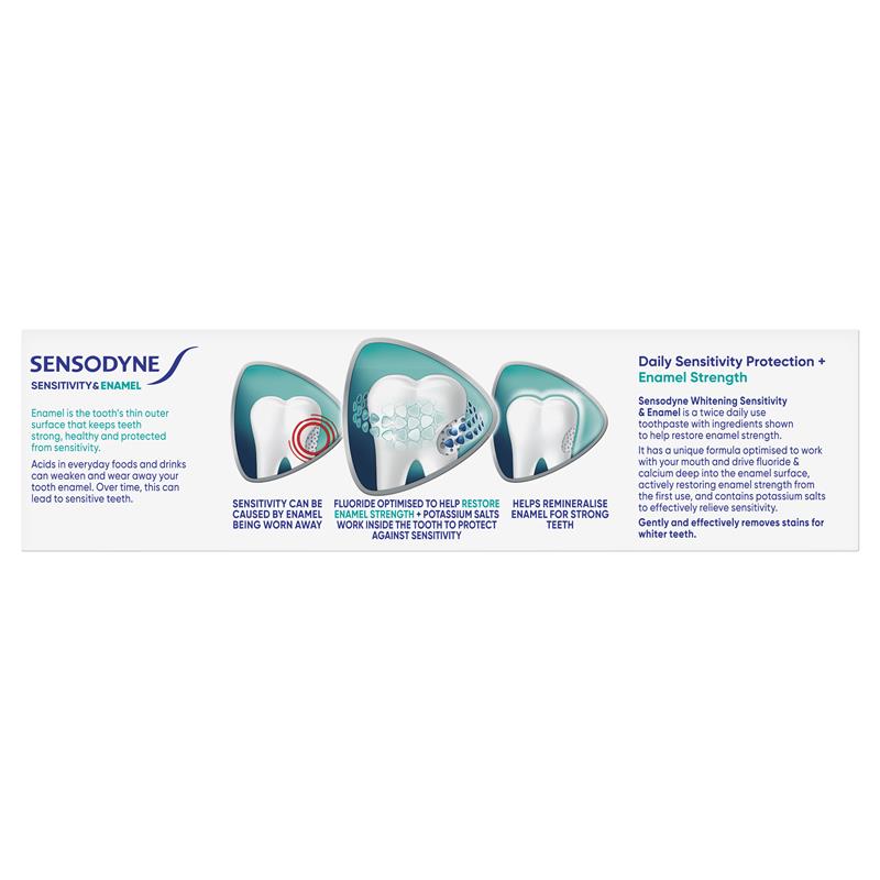 Load image into Gallery viewer, Sensodyne Toothpaste Sensitivity &amp; Enamel Whitening 100g
