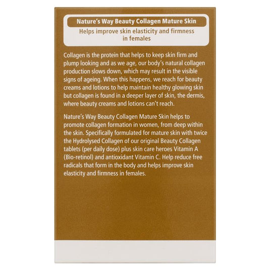 Nature's Way Beauty Collagen Mature Skin 60 Tablets