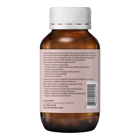 Fusion Magnesium Advanced 120 Tablets