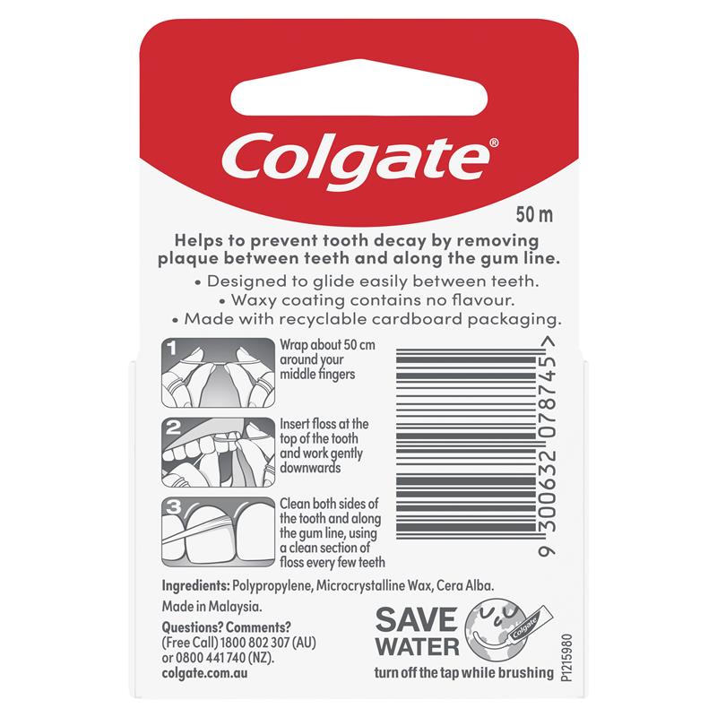 Load image into Gallery viewer, Colgate Total Waxed Dental Floss 50m
