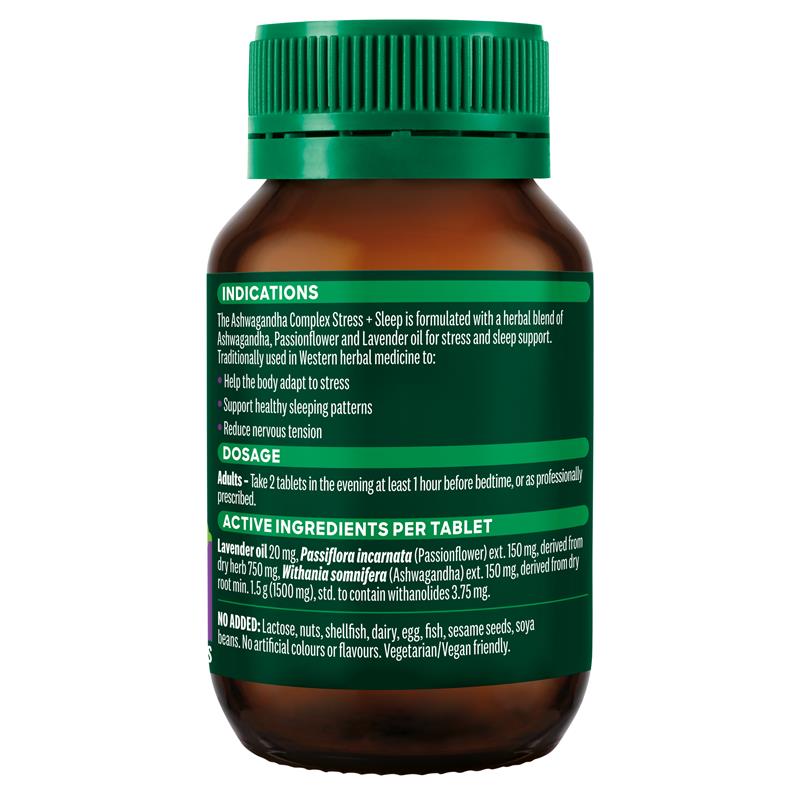Load image into Gallery viewer, Thompson's Ashwagandha Complex Stress + Sleep 60 Tablets
