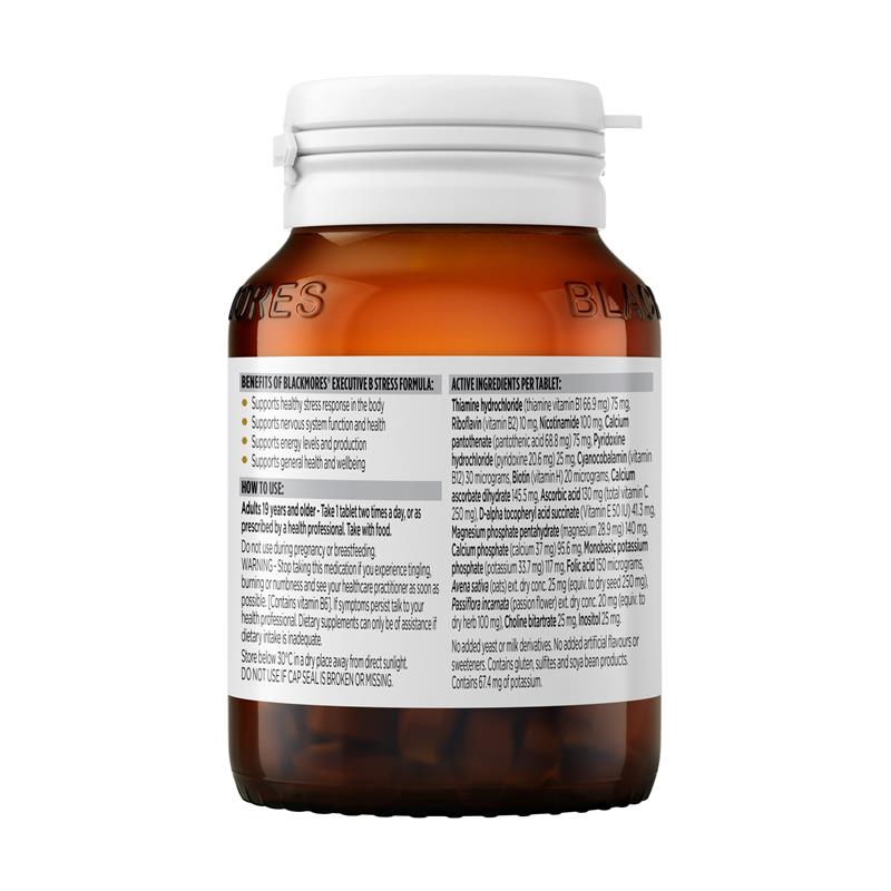 Load image into Gallery viewer, Blackmores Executive B Stress 62 Tablets
