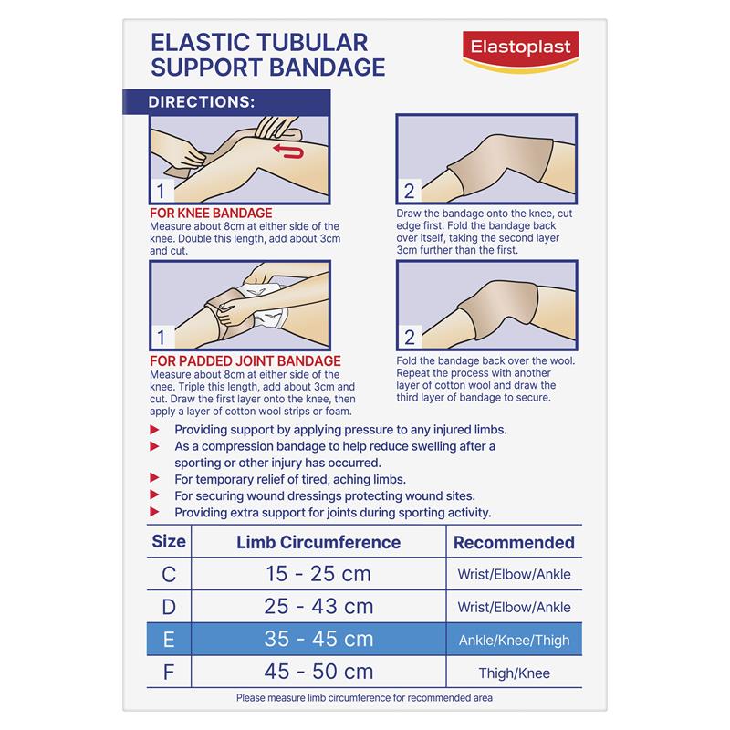 Load image into Gallery viewer, Elastoplast Elastic Tubular Support Bandage Size E Medium 35-45cm
