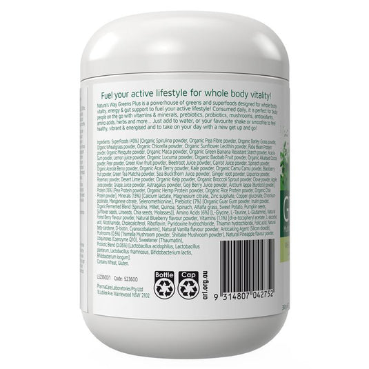 Nature's Way Greens Plus 300g Powder