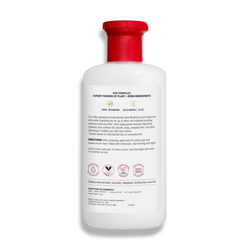Load image into Gallery viewer, Thayers Hydrating Milky Toner With Snow Mushroom &amp; Hyaluronic Acid 355ml

