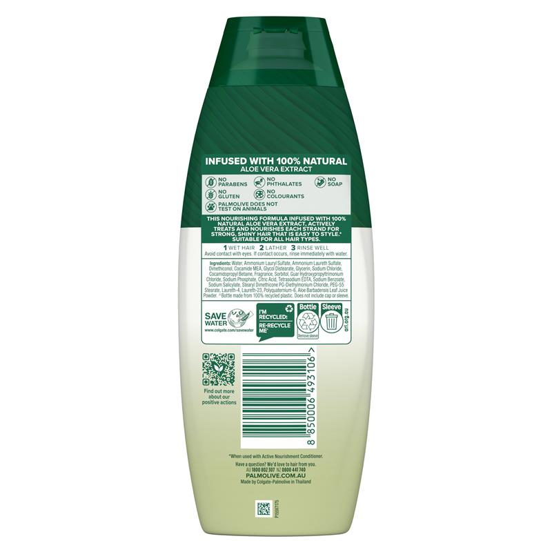 Load image into Gallery viewer, Palmolive Naturals Active Nourishment Normal Hair Shampoo Aloe Vera &amp; Fruit Vitamins 350mL
