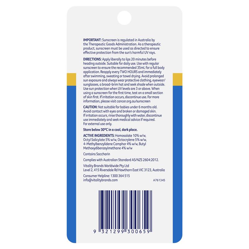 Load image into Gallery viewer, Cancer Council SPF 50+ Ultra Sunscreen Lip Balm 4g
