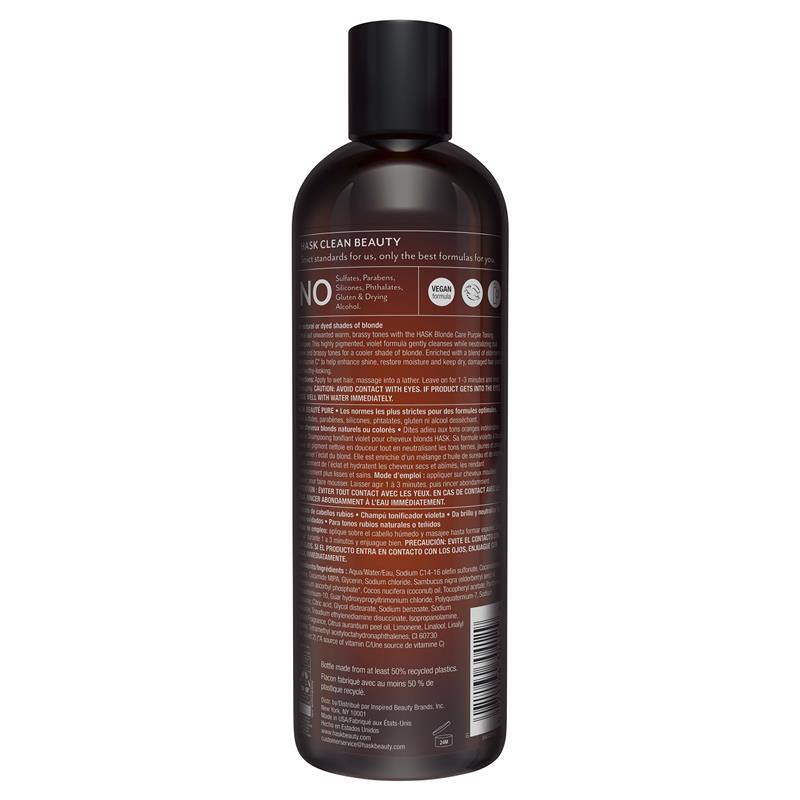 Load image into Gallery viewer, Hask Blonde Care Purple Shampoo 355ml
