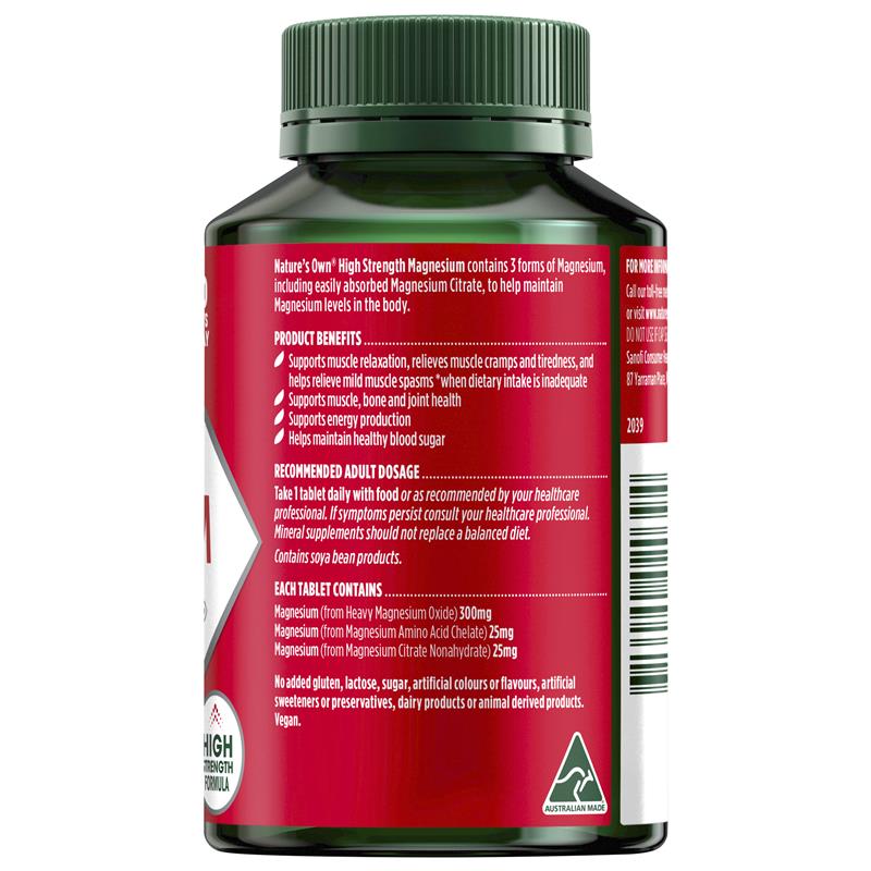 Load image into Gallery viewer, Nature's Own High Strength Magnesium 150 Tablets
