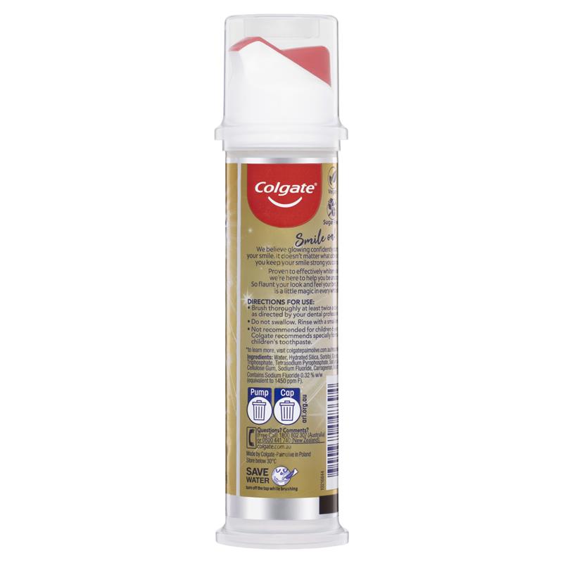 Load image into Gallery viewer, Colgate Toothpaste Whitening + Tartar Pump 130g
