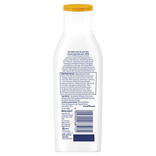 NIVEA Sun Sensitive Protect SPF50 Sunscreen Lotion 200ml