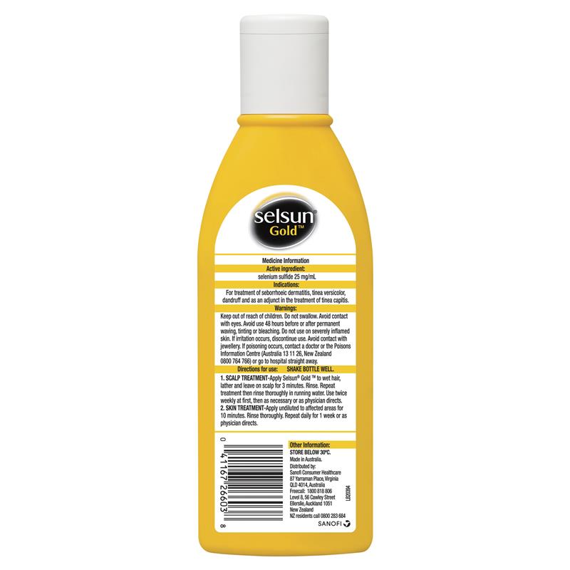 Load image into Gallery viewer, Selsun Gold Anti Dandruff Shampoo Treatment 200mL
