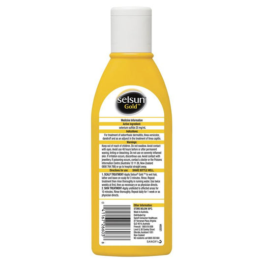 Selsun Gold Anti Dandruff Shampoo Treatment 200mL