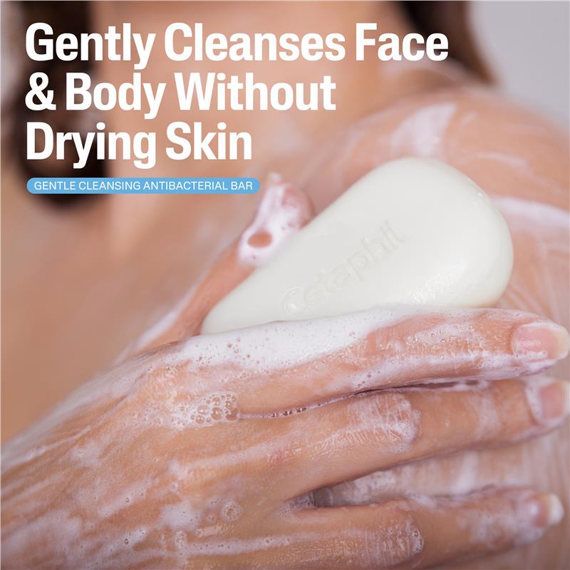 Load image into Gallery viewer, Cetaphil Gentle Cleansing Antibacterial Bar 127g

