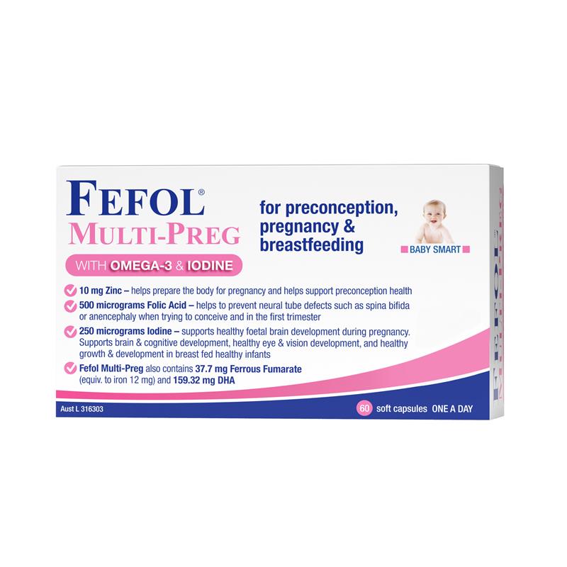 Load image into Gallery viewer, Fefol Multi-Preg 60 Capsules
