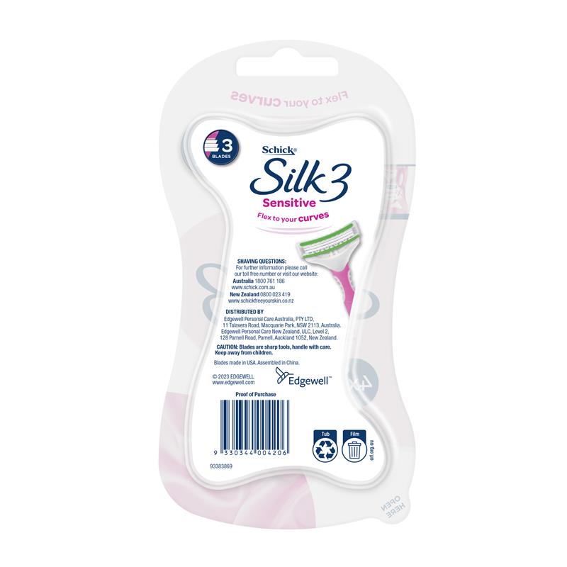 Load image into Gallery viewer, Schick Xtreme 3 Women Sensitive 4 Disposable Razors
