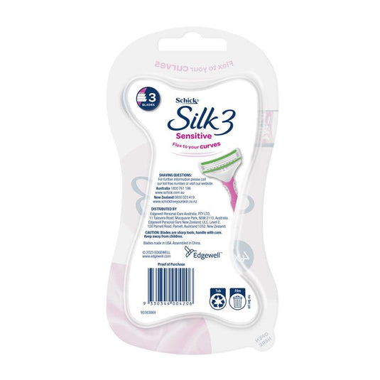Schick Xtreme 3 Women Sensitive 4 Disposable Razors