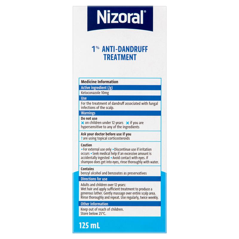 Load image into Gallery viewer, Nizoral 1% Anti-Dandruff Treatment 125ml
