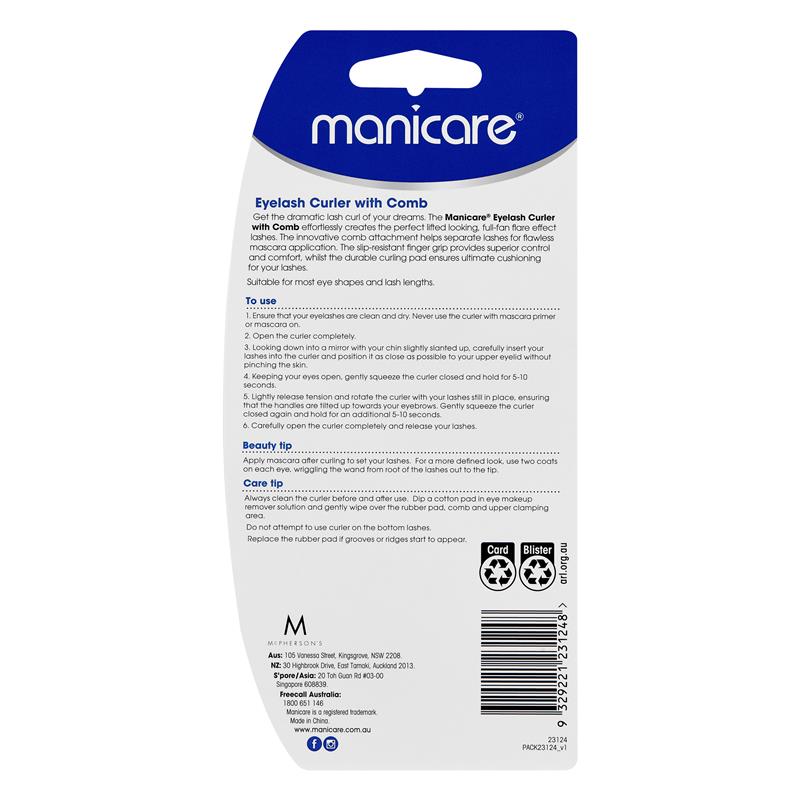 Load image into Gallery viewer, Manicare Eyelash Curler With Comb
