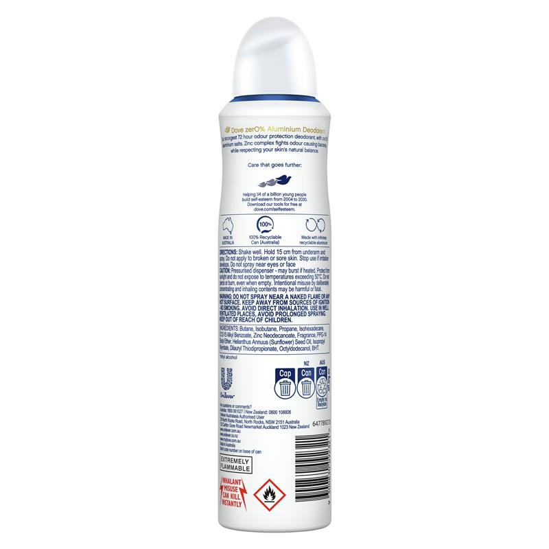 Load image into Gallery viewer, Dove Zero Aluminium Original 250ml
