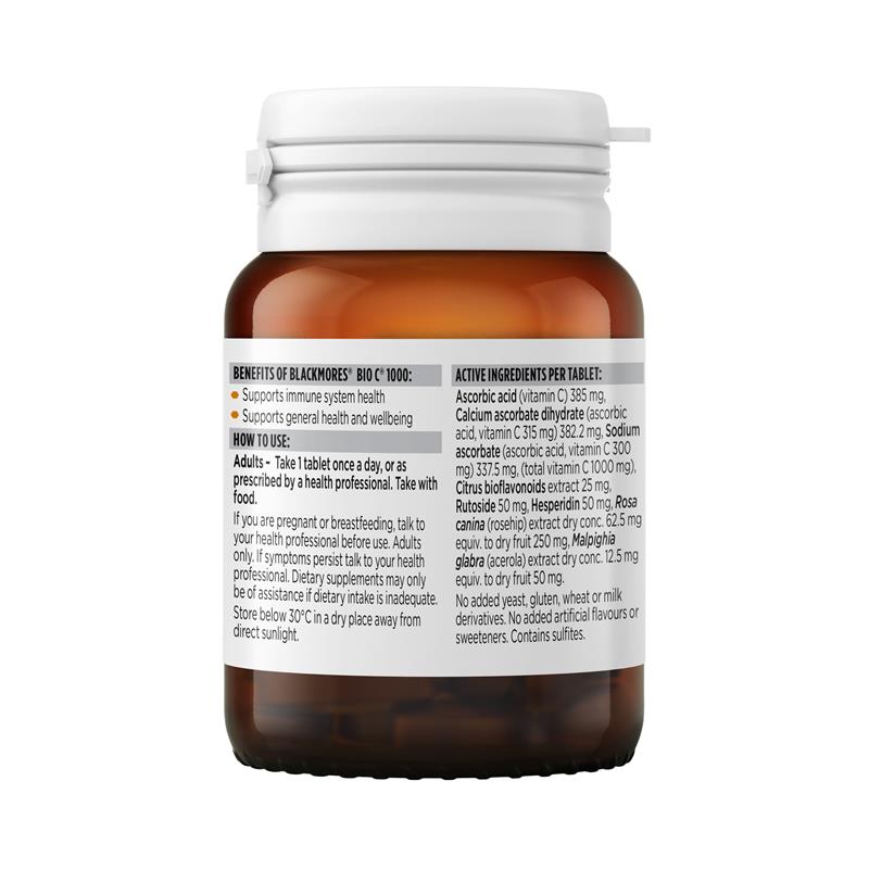 Load image into Gallery viewer, Blackmores Bio C 1000mg 31 Tablets
