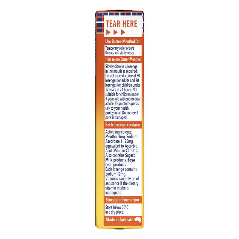 Load image into Gallery viewer, Allens Buttermenthol Honey 10 Lozenges
