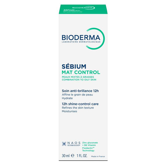 Bioderma Sebium Mat Control Mattifying Moisturiser for Oily Skin 30ml