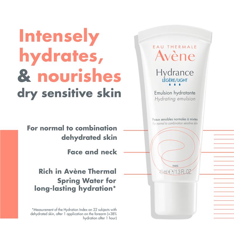 Load image into Gallery viewer, Avene Hydrance Light Hydrating Emulsion 40ml - Moisturiser for dehydrated skin
