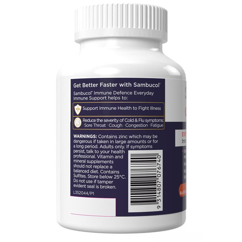 Load image into Gallery viewer, Sambucol Immune Defence Everyday 60 capsules
