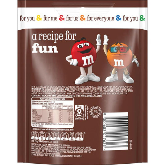Mars M&Ms Milk Chocolate 180g