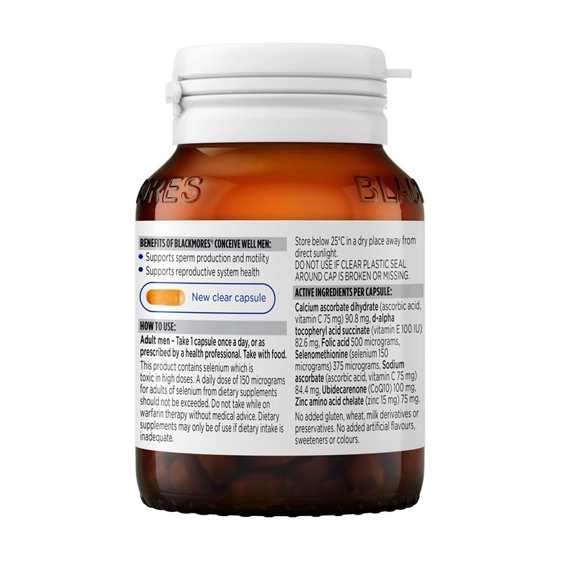 Load image into Gallery viewer, Blackmores Conceive Well Men 28 Tablets
