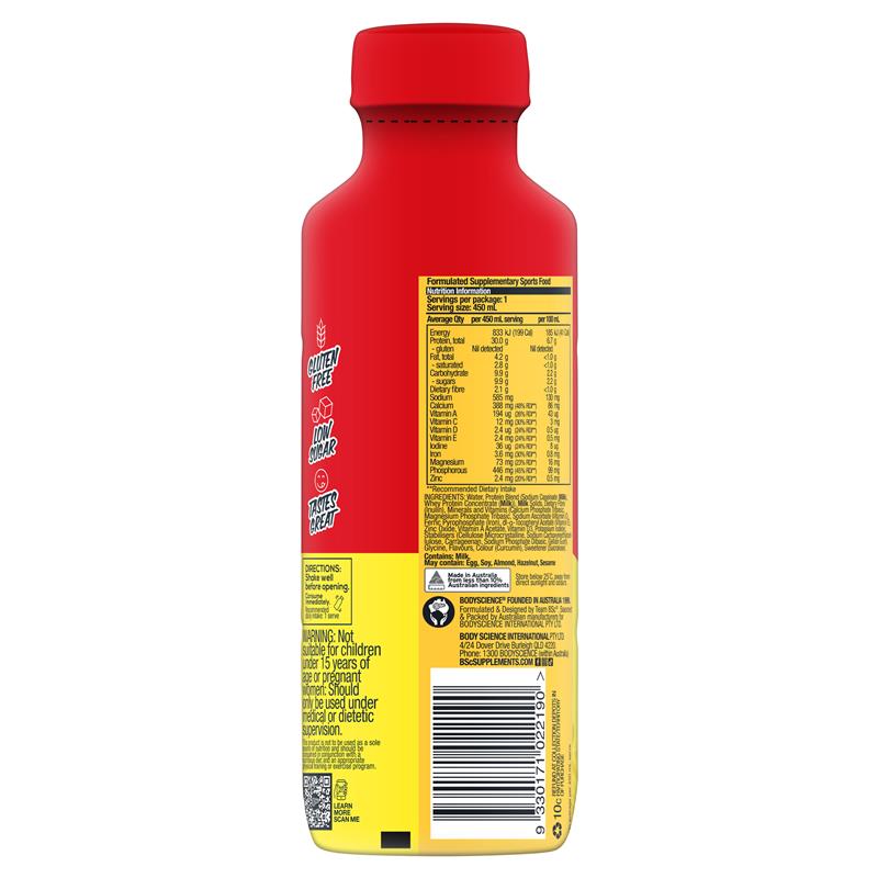 Load image into Gallery viewer, BSc RTD Protein Shake Banana 450ml
