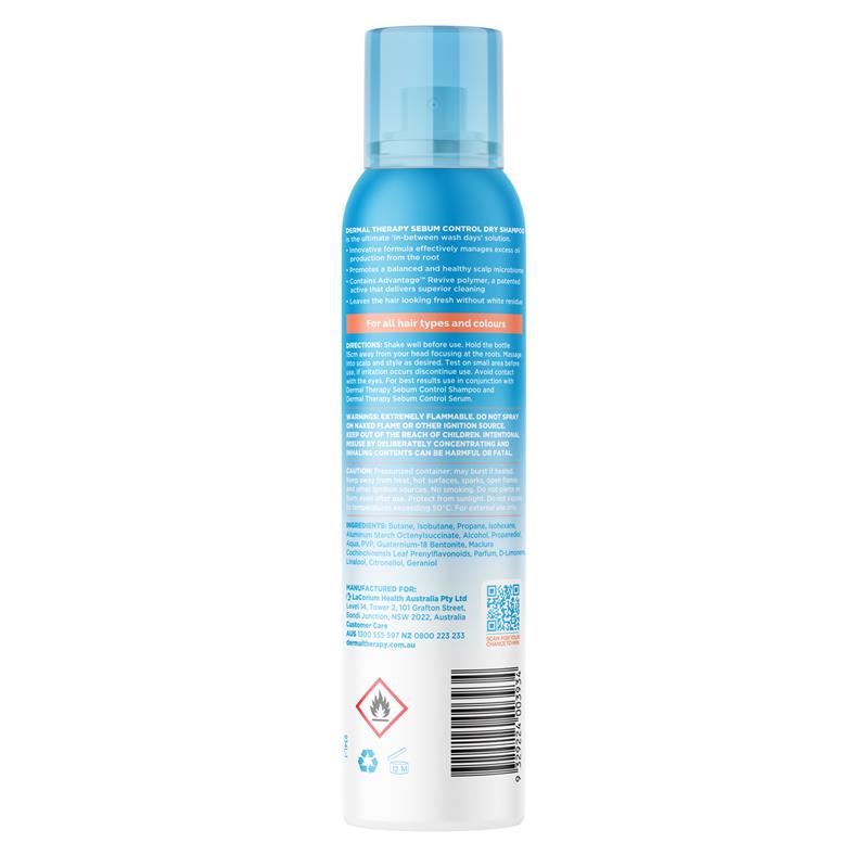 Load image into Gallery viewer, Dermal Therapy Sebum Control Dry Shampoo 200ml/120g

