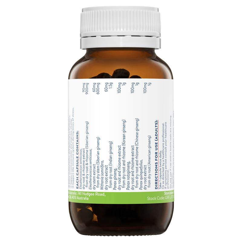 Load image into Gallery viewer, Ethical Nutrients Ginseng 5 Exhaustion Relief 60 Capsules
