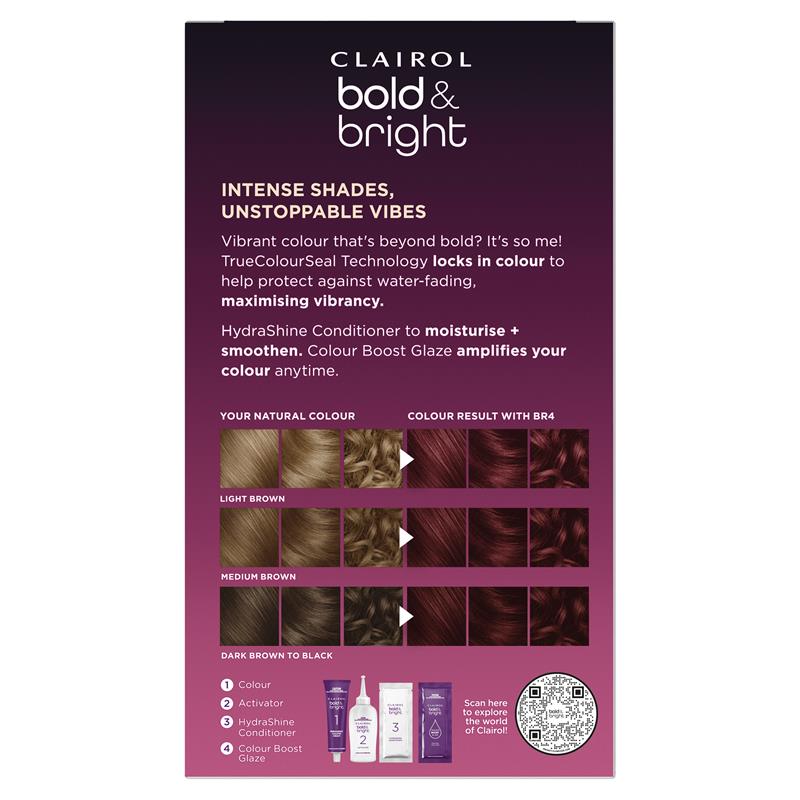 Load image into Gallery viewer, Clairol Bold &amp; Bright Permanent Hair Colour BR4 Fruits of Forest
