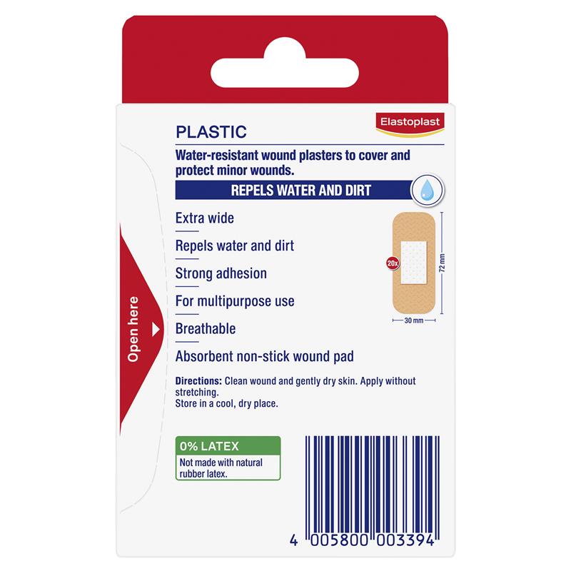Load image into Gallery viewer, Elastoplast Extra Wide Plastic Strips 20
